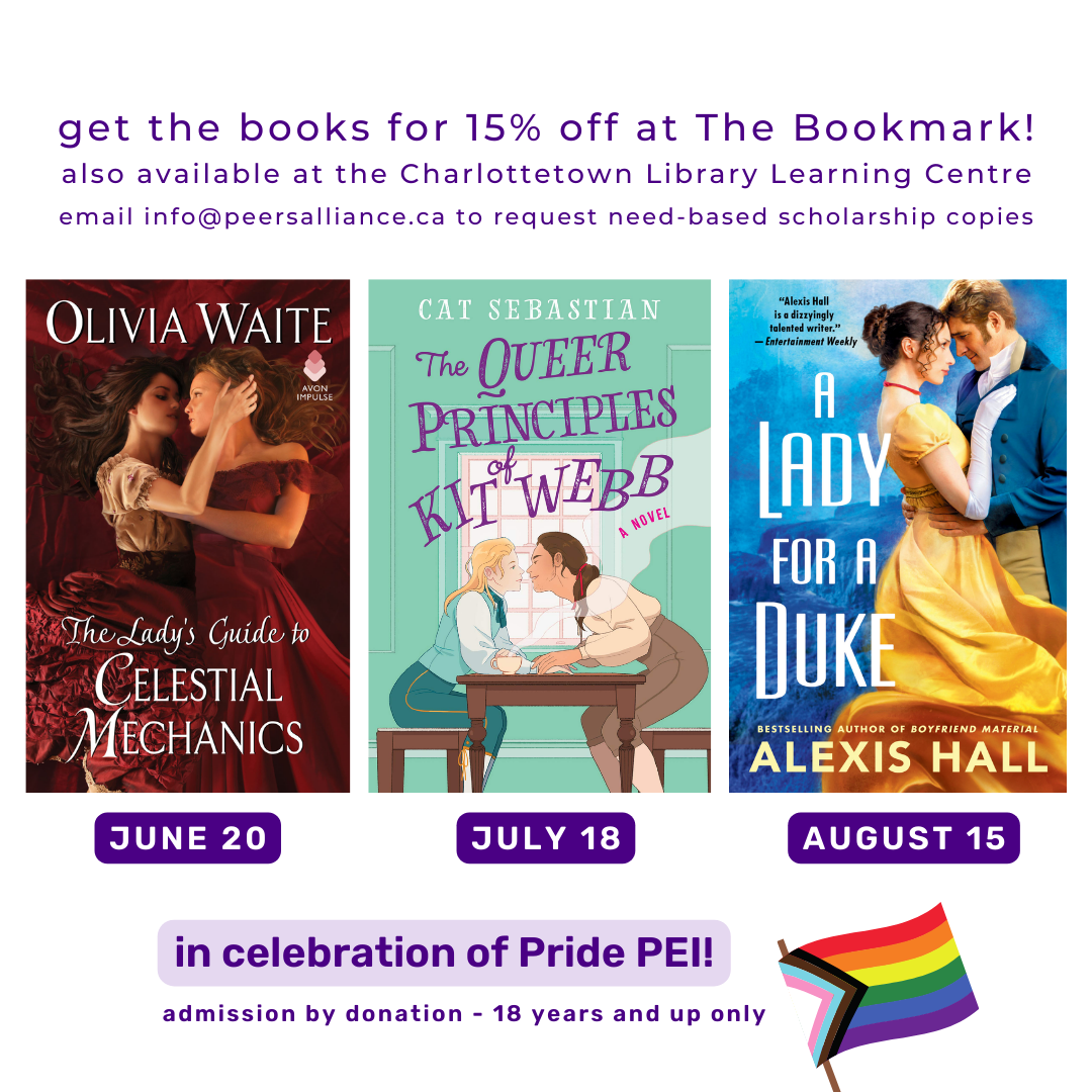 Poster for the Beaconsfield Book Club: Queer Historical Romance Society 